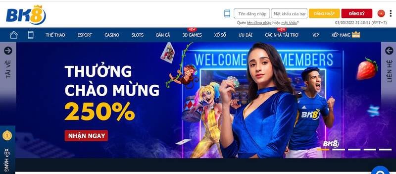 tôi có thay đổi mật khẩu tài khoản Bk8 được không